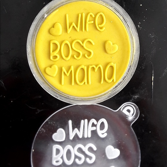 Special Mother's Day Acrylic Outbosser Fondant Stamps For Cakes & Cupcakes. - Picture 6 of 15